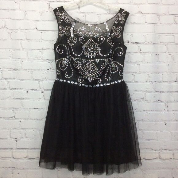 Judy and Julia Black Short Strapless Party Prom Gown/Dress - Picture 1 of 12